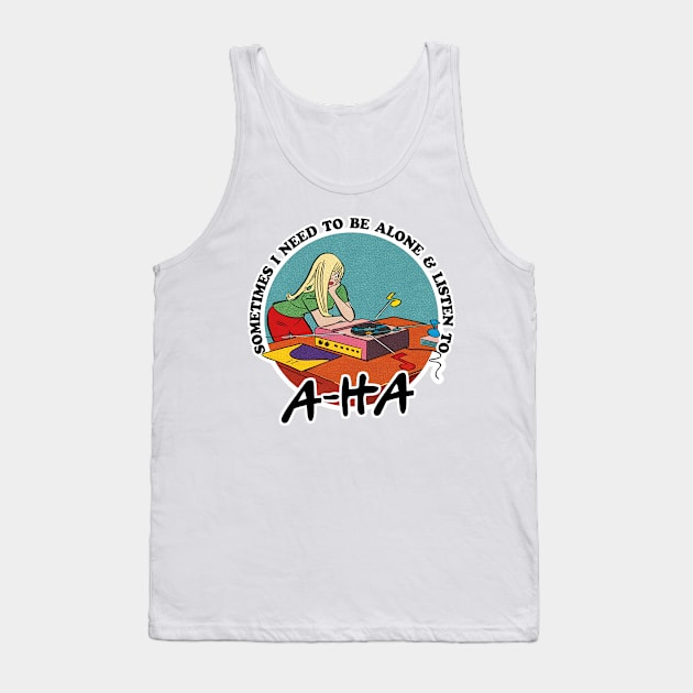 A-Ha /  Obsessive Music Fan Gift Tank Top by DankFutura